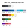 tank top color chart - Ishura Shop
