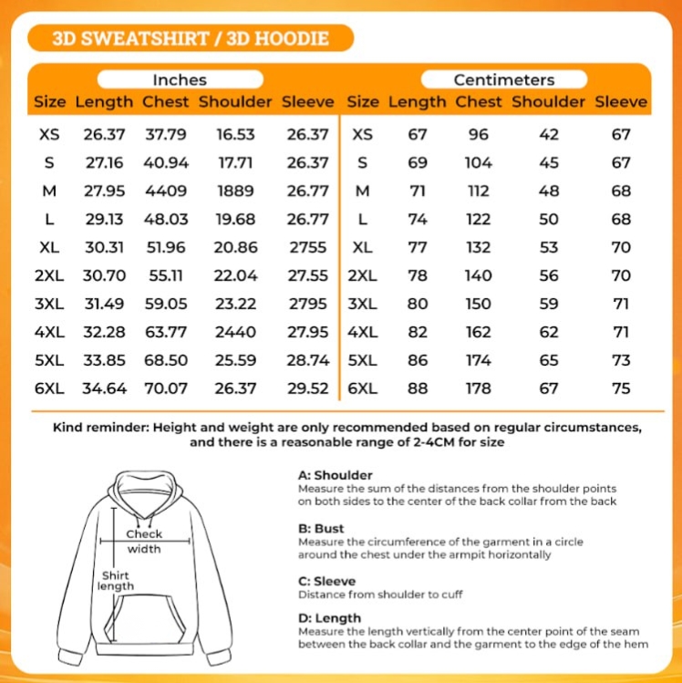3D Sweatshirt 3D Hoodie - Ishura Shop
